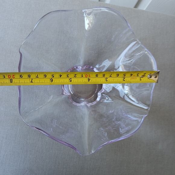 Tiffin Duncan Miller Canterbury Twilight Dawn Alexandrite Art Glass Bowl 9" VTG - Picture 7 of 9